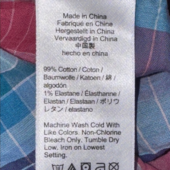 J. CREW Classic-Fit Crinkle Cotton Popover Shirt in Ombré Plaid Women’s 4 - Picture 11 of 13